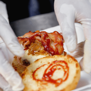 Person Handling Food